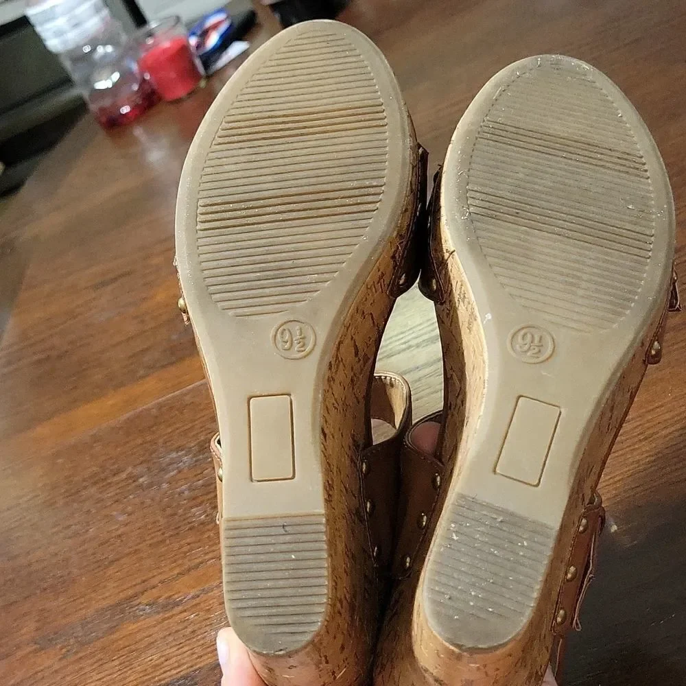 Mossimo Supply Co Cork Wedges size 9.5